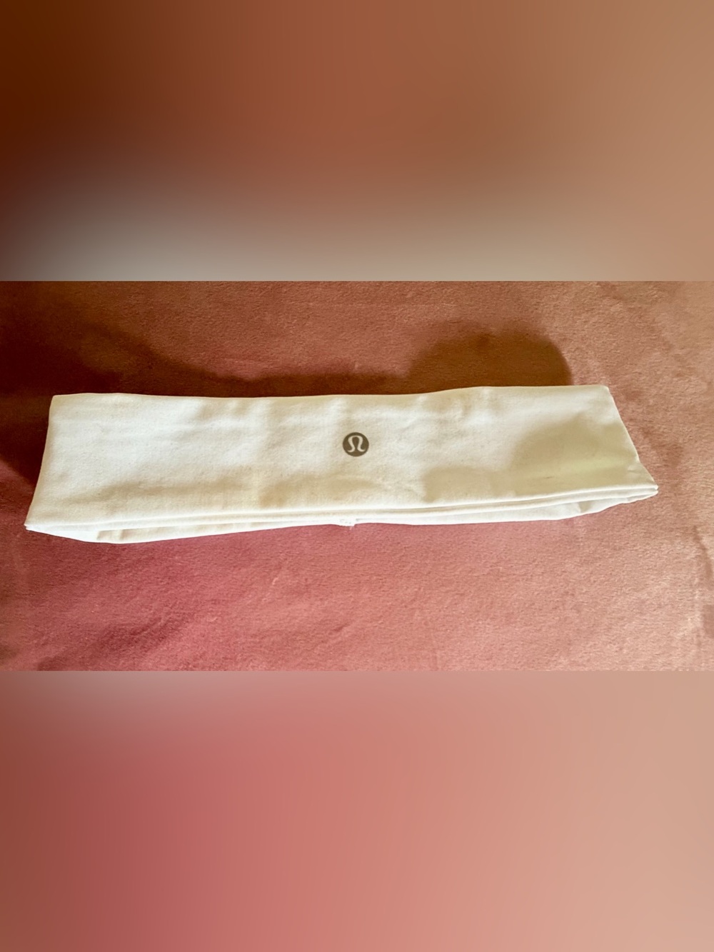 lululemon athletica White Logo Headband